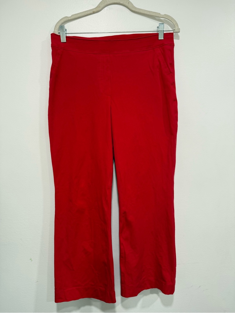 SPANX Women's Wide Leg Pull-On Pants in Red